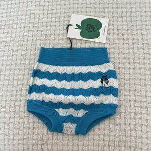 NWT Bobo Choses Blue Organic Cotton Knit Bloomers